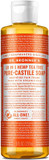 Dr. Bronner'S - Pure-Castile Liquid Soap (Tea Tree, 8 Ounce) - Made With Organic Oils, 18-In-1 Uses: Acne-Prone Skin, Dandruff, Laundry, Pets And Dishes, Concentrated, Vegan, Non-Gmo