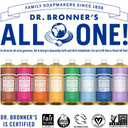 Dr. Bronner'S - Pure-Castile Liquid Soap (Lavender, 32 Ounce, 2-Pack) - Made With Organic Oils, 18-In-1 Uses: Face, Body, Hair, Laundry, Pets And Dishes, Concentrated, Vegan, Non-Gmo