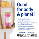 Dr. Bronner'S - Pure-Castile Liquid Soap (Rose, 1 Gallon) - Made With Organic Oils, 18-In-1 Uses: Face, Body, Hair, Laundry, Pets And Dishes, Concentrated, Vegan, Non-Gmo