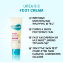 Derma B Urea 9.8% Foot Cream, Moisturizing Cream For Dry Cracked Feet With Camellia Oil, Hypoallergenic Leg Moisturizer For Sensitive Skin, Feet Spa, Chamomile, Woody-Scented, 2.7 Fl Oz, 80Ml, Kbeauty