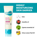 Derma B Urea 9.8% Foot Cream, Moisturizing Cream For Dry Cracked Feet With Camellia Oil, Hypoallergenic Leg Moisturizer For Sensitive Skin, Feet Spa, Chamomile, Woody-Scented, 2.7 Fl Oz, 80Ml, Kbeauty