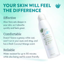 Aloe Up White Collection Continuous Sunscreen Spray Spf 50 Broad Spectrum Uva/Uvb Sunscreen Protector For Face & Body W/Moisturizing Aloe Vera Gel Reef Safe Coco-Mango Fragrance - 5.5 Fl. Oz
