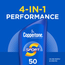 Coppertone Sport Sunscreen Spf 50 Lotion, Water Resistant Sunscreen, Body Sunscreen Lotion, 7 Fl Oz
