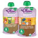 Plum Organics Mighty 4 Organic Toddler Food - Variety Pack - 4 Oz Pouch (Pack Of 8) - Organic Fruit And Vegetable Toddler Food Pouch