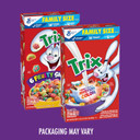 Trix Fruity Breakfast Cereal, 6 Fruity Shapes, Whole Grain, Family Size, 16.1 Oz