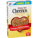 Honey Nut Cheerios Medley Crunch, Heart Healthy Cereal, Large Size, 16.7 Oz