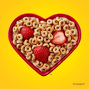 Cheerios Cereal, Limited Edition Happy Heart Shapes, Heart Healthy Cereal With Whole Grain Oats, Family Size, 18 Oz