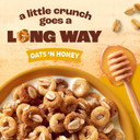 Cheerios Oat Crunch Oats & Honey Oat Breakfast Cereal, Large Size, 18.2 Oz
