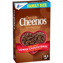 Chocolate Cheerios Cereal, Limited Edition Happy Heart Shapes, Heart Healthy Cereal With Whole Grain Oats, Family Size, 19.2 Oz