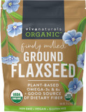 Viva Naturals Organic Ground Flaxseed - Premium Quality Plant-Based Protein And Vegan Omega 3 With Fiber, Perfect For Smoothies, Non-Gmo And Gluten Free, 15 Oz (425 G) Viva Naturals Organic Ground Flaxseed - Premium Quality Plant-Based Protein And Vegan Omega 3 With Fiber, Perfect For Smoothies, Non-Gmo And Gluten Free, 15 Oz (425 G)