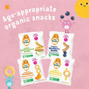 Little Bellies Organic Puffs Variety Pack, Blueberry & Apple And Cinnamon (Pack Of 18)
