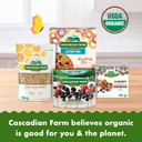 Cascadian Farm Chocolate Drizzle Granola Bars, Gluten Free, 5 Ct