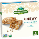 Cascadian Farm Organic Vanilla Chip Chewy Granola Bars, 6 Bars, 7.4 oz