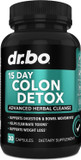 Colon Cleanser Detox For Weight Flush - 15 Day Intestinal Cleanse Pills & Probiotic - Fast Natural Laxative For Constipation Relief - Bowel Movement Supplements For Stomach Bloating, Gut Loss Support