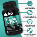 Colon Cleanser Detox For Weight Flush - 15 Day Intestinal Cleanse Pills & Probiotic - Fast Natural Laxative For Constipation Relief - Bowel Movement Supplements For Stomach Bloating, Gut Loss Support