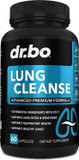 Lung Cleanse Support Supplement - Respiratory Supplements To Quit & Stop Smoking Aids - Herbal Detox For Lungs & Bronchial Health - Smokers Cleanser Breathe Aid For Mucus Clear Relief - 60 Capsules