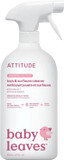 Attitude Toy And Surface Cleaner, Ewg Verified Multi-Surface Products, Vegan, Naturally Derived Multipurpose Cleaning Spray, Unscented, 27.1 Fl Oz
