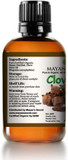 Mayan'S Secret Usda Certified Organic Pure Clove Stem Essential Oil - Pure And Natural, 1Oz Bottle