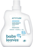 Attitude Baby Laundry Detergent Liquid, Ewg Verified, Safe For Baby Clothes, Infant And Newborn, Vegan And Naturally Derived Washing Soap, He Compatible, Unscented, 80 Loads, 67.6 Fl Oz