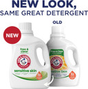 Arm & Hammer Sensitive Skin Free & Clear, 105 Loads Liquid Laundry Detergent, 105 Fl Oz