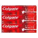 Colgate Optic White Whitening Toothpaste, Sparkling White - 5 Ounce (3 Pack)