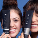 Moon Charcoal Whitening Toothpaste, Fluoride-Free, Lunar Peppermint Flavor For Fresh Breath, For Adults 4.2Oz