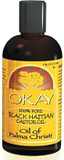 Okay 100% Pure Black Haitian Castor Oil, 4 Oz (Pack Of 4)