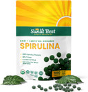 Sunlit Best - Usda Organic Spirulina Tablet - Natural Super Greens Supplements For Immune Support, Gut Health & Boost Energy Tablets With Chlorophyll, Vegan & High Protein Non Gmo, 1000 Superfood Tabs