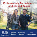 Newrhythm Magnesium Glycinate, 70 Mg Elemental Magnesium, Flexible Dose, Natural Relaxation Support For Adults & Kids, Superior Tiny Caps, Best Absorption, 120 Vegan Caps