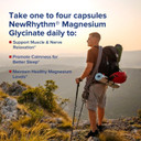 Newrhythm Magnesium Glycinate, 70 Mg Elemental Magnesium, Flexible Dose, Natural Relaxation Support For Adults & Kids, Superior Tiny Caps, Best Absorption, 120 Vegan Caps