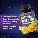 Natural Sleep Aids For Adults Extra Strength/Vegan Non-Habit-Forming Sleep Aid Pills For Deep Restful Sleep W/Energized Wake-Up, 1-Month Supply