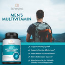 Sunergetic Premium Menã¢ÂS Support Supplement ÃÂ Powerful Multivitaminã¢Â Supports Energy, Stamina, Endurance & Stress Management ÃÂ With Zinc, Ashwagandha, Maca, L-Carnitine & Vitamins ÃÂ 120 Capsules