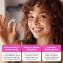 Maree Vitamin B1 Thiamine & B7 Biotin Gummies - A E D C Vitamins Complex With Keratin, Collagen, Hyaluronic & Pantothenic Acid For Skin, Nails & Hair Maree Vitamin B1 Thiamine & B7 Biotin Gummies - A E D C Vitamins Complex With Keratin, Collagen, Hyaluronic & Pantothenic Acid For Skin, Nails & Hair