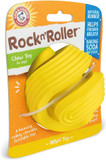 Arm & Hammer Rock N' Roller Whirl Rubber Ball Chew Toy For Dogs | Bouncing, Rolling, Chewable, Fetchable Dog Toy Made With Natural Rubber And Baking Soda To Help Redirect Destructive Chewing