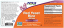Now Foods Red Yeast Rice 600 Milligrams, 120 Veggie Caps