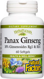 Herbalfactors By Natural Factors, Panax Ginseng, Promotes Resistance To Everyday Stress And A Healthy Well-Being, 60 Softgels (60 Servings)