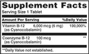 Sundown, Sublingual B-12 6000 Mcg Tablets, 60 Ct