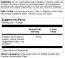 Solaray Oregano Oil 70% Carvacrol Supplement | 60 Count