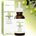 Vitamin E Oil - 100% Pure & Natural, 42,900 Iu. Repair Dry, Damaged Skin From Surgery & Acne, Age Spots & Wrinkles. Boost Collagen For Moisturized, Youthful-Looking Skin. D-Alpha Tocopherol