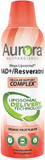 Aurora Nutrascience, Mega-Liposomal Nad+/Resveratrol, Gluten Free, Non-Gmo, Sugar Free, Organic Fruit Flavor, 16 Fl Oz (480 Ml)