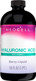 NeoCell Hyaluronic Acid Berry Liquid with Vitamin C; For Cellular Hydration for Skin, and Lubrication for Skin and Joints; Gluten Free; Dietary Supplement; 16 Fl. Oz., 32 Servings.* Pack May Vary