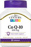 21St Century Co Q10 400 Mg Veg Capsules, 30 Count