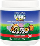 Naturesplus Animal Parade Magkidz, Cherry Flavor - 0.38 Lb - Children'S Magnesium Powder Supplement - Bone & Muscle Health Support - Gluten Free, Sugar Free - 45 Servings