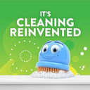 Scrubbing Bubbles Fresh Gel Toilet Cleaning Stamp, Citrus, Dispenser With 6 Stamps