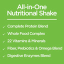 Vegansmart Naturade Plant Based Vegan Protein Powder - All-In-One Nutritional Shake Protein Blend - Gluten Free & Non-Gmo - Vanilla (15 Servings)