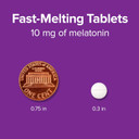 Webber Naturals Melatonin 10 Mg, Easy Dissolve, 100 Tablets, 100% Drug Free Sleep Aid For Adults, Gluten Free, Non-Gmo, Suitable For Vegetarians