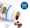 Natural Factors, Vitamin D3 & K2 1000 Iu And 120 Mcg, Supports Bone And Vascular Health, 60 Softgels