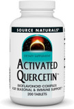 Source Naturals Activated Quercetin - Plant-Derived Bioflavonoid Complex - Seasonal & Immune Defense* - 200 Vegetarin Friendly Tablets