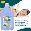 Spa Redi - Massage Oil, Mint Eucalyptus, 32 Oz - Professional Full Body Massage Therapy, Manicure, Pedicure - Relax Sore Muscles And Repair Dry Skin, Enhanced With High Absorption Oils And Vitamin E