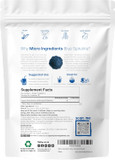 Organic Blue Spirulina Powder (Phycocyanin Extract), 60 Servings - No Fishy Smell, 100% Vegan Protein From Blue-Green Algae, Natural Luminous Food Coloring For Smoothies, Baking, Drinks & Cooking